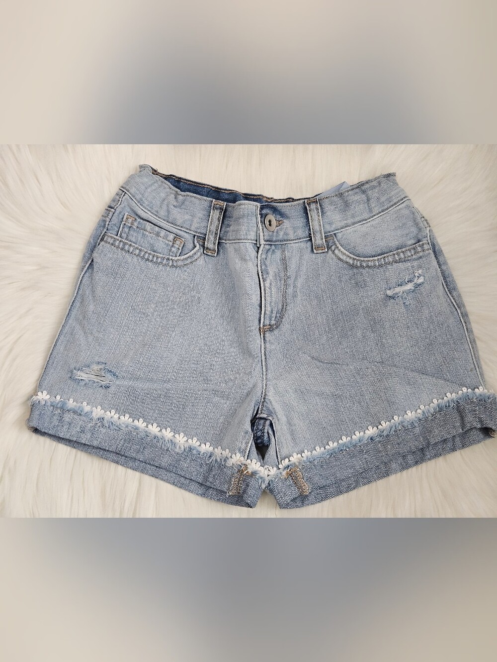 Children's Place Girl's Cuffed Shorts